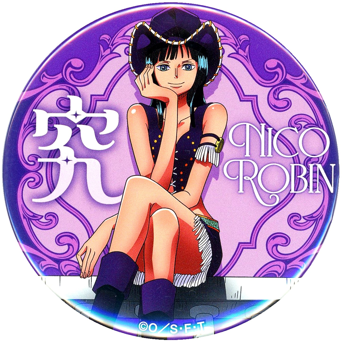 Nico Robin One Piece Yakara Button Vol.26 Survival Sea [USED]