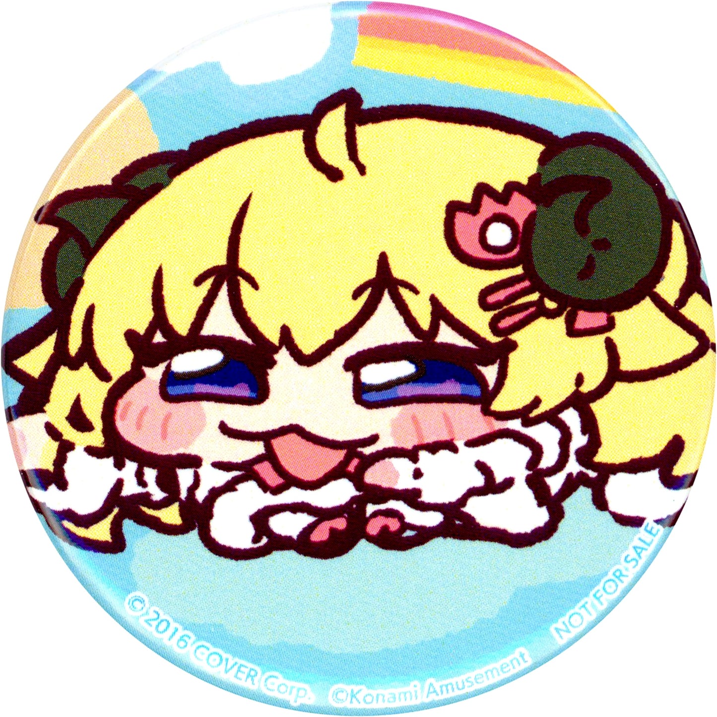 Tsunomaki Watame Hololive x Polaris Chord Smirking Face Button 1 Present Campaign 1500 Mirapo Exchange Prize [USED]