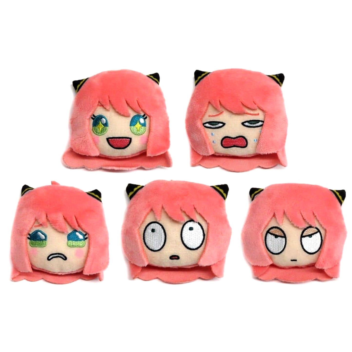 SPY x FAMILY Anya Forger Charamaru Mascot Badge Vol.5 All 5 Types Set Buttons [USED]
