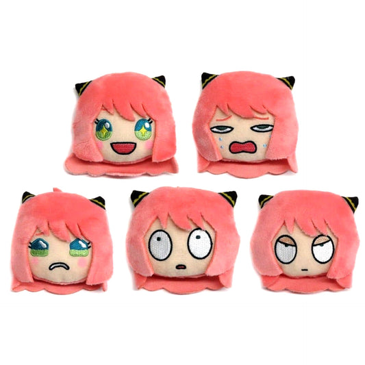 SPY x FAMILY Anya Forger Charamaru Mascot Badge Vol.5 All 5 Types Set Buttons [USED]