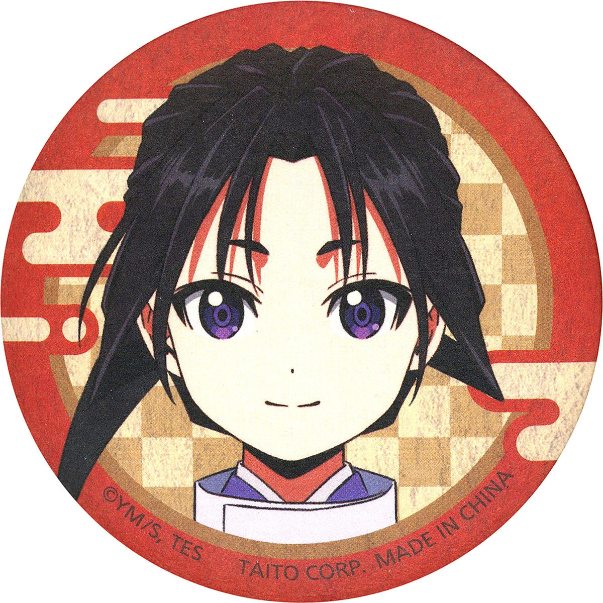 Tokiyuki Hojo A Front View The Elusive Samurai Washi Style Button [USED]