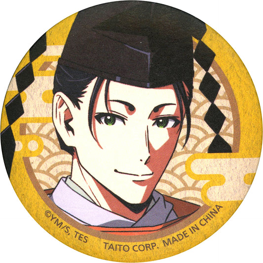 Yorishige Suwa B Facing Right The Elusive Samurai Washi Style Button [USED]