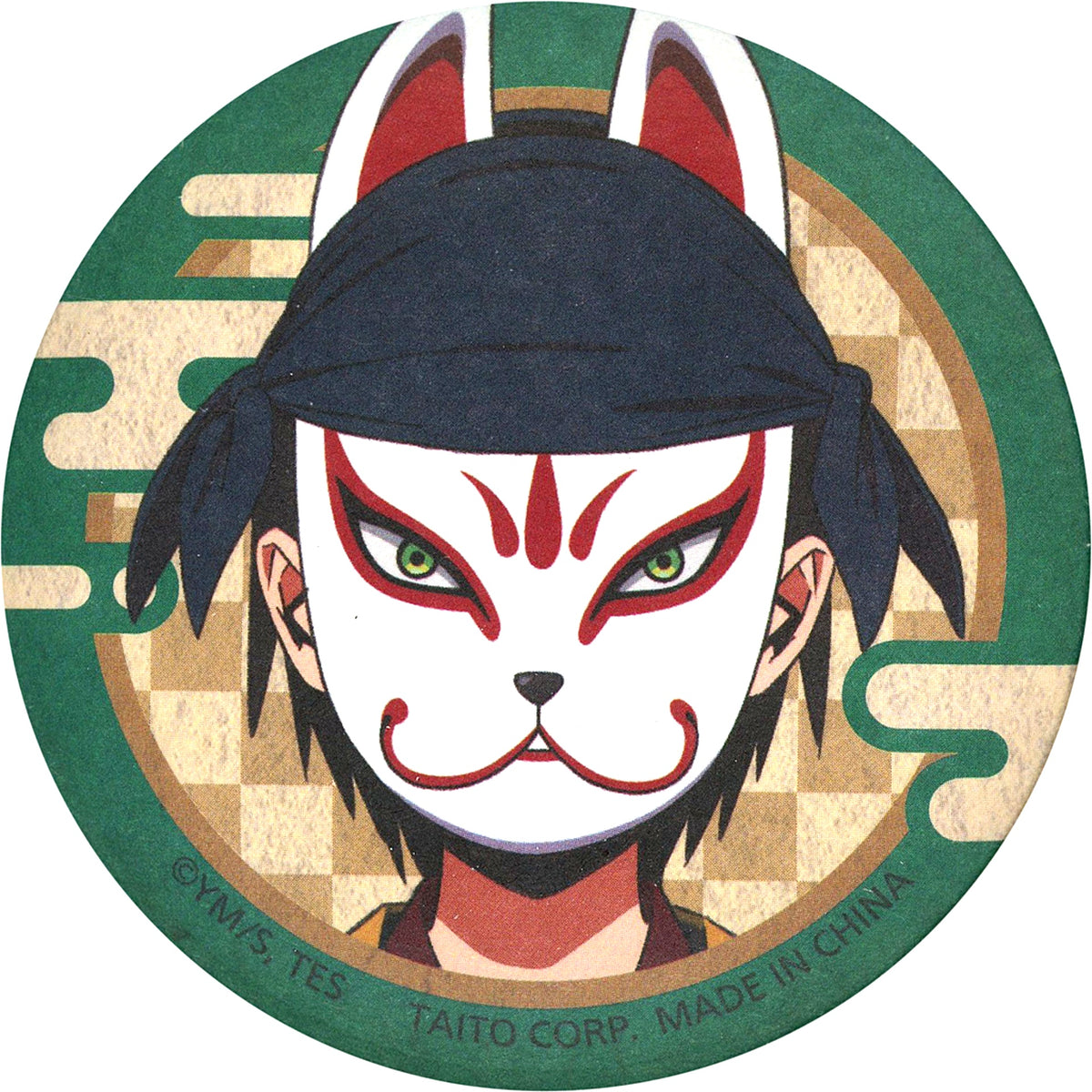 Genba Kazama The Elusive Samurai Washi Style Button [USED]