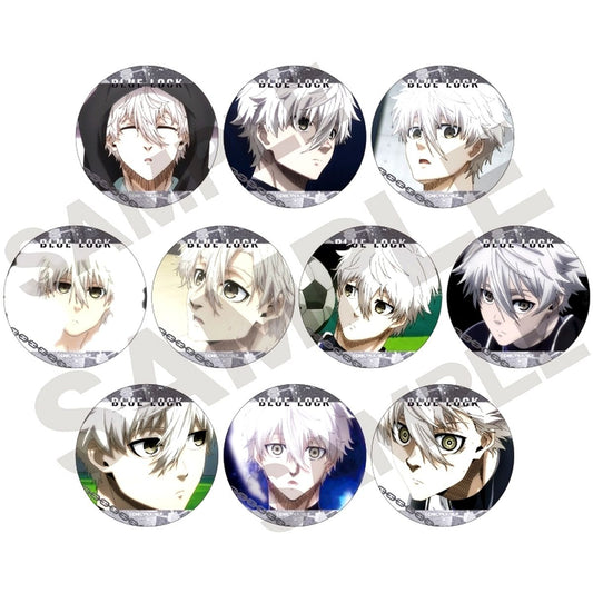 Set of 10 Seishiro Nagi Blue Lock: Episode Nagi Trading Glitter Button Ver. [USED]