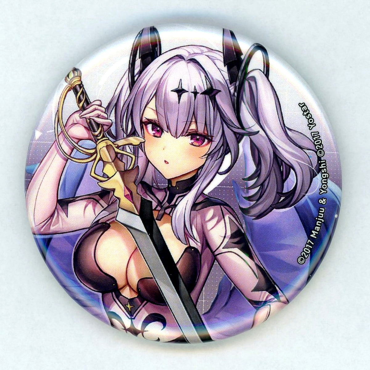 Joffre Bust Up Azur Lane Tactical Suit Style. D-5 Prize Kujicolle Button [USED]
