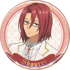 86 Shourei Nouzen Full Body Bust-Up Kujicolle Vol.2 White Nouzen Can Badge Prize E-2 Buttons [USED]