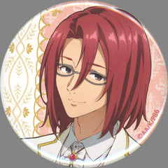 86 Shourei Nouzen Full Body Face Kujicolle Vol.2 White Nouzen Can Badge Prize E-5 Buttons [USED]