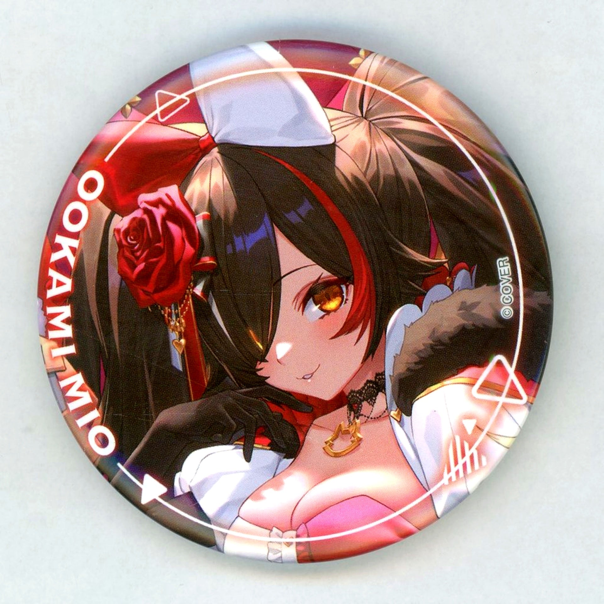 Ookami Mio 4th Anniversary Virtual YouTuber Hololive Ookami Mio Art Selection Only Button [USED]