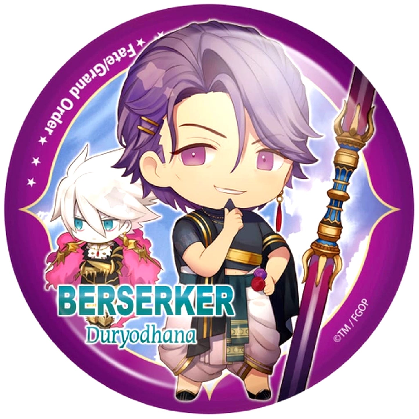 Fate/Grand Order Duryodhana Berserker Charatoria Can Badge Vol.16 [USED]
