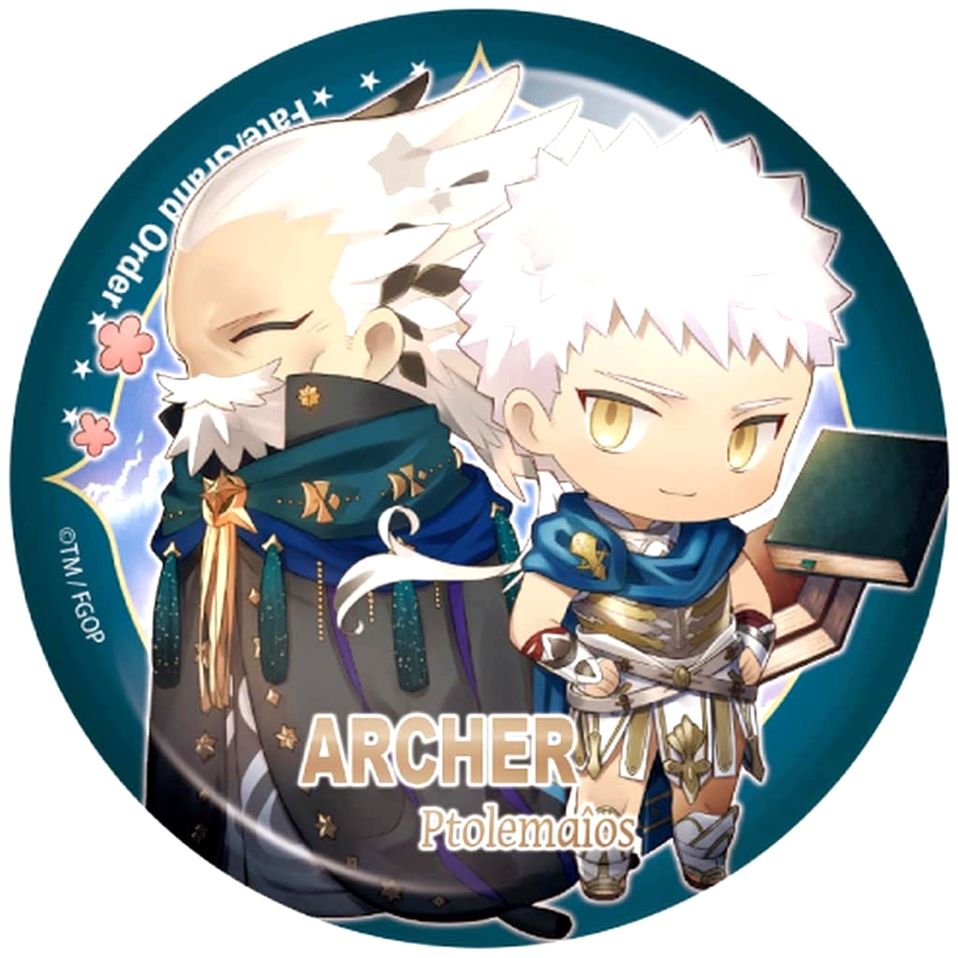 Fate/Grand Order Ptolemy Archer Charatoria Can Badge Vol.16 [USED]