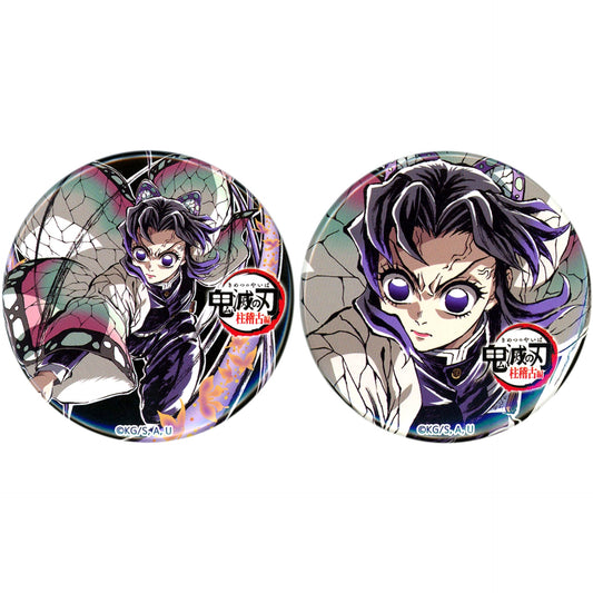 Single Item Shinobu Kocho Demon Slayer Kimetsu no Yaiba C104 Hashira Training Arc End Roll Illustration Goods Set 57mm Button 2 Piece Set [USED]
