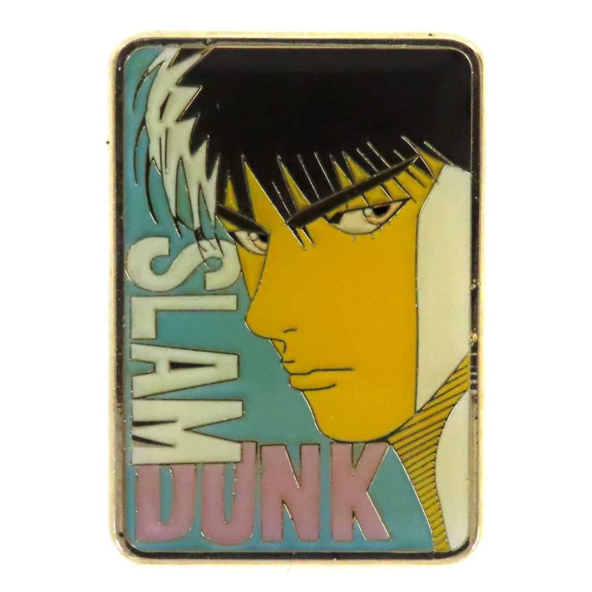 Slam Dunk Kaede Rukawa Over Face Lapel Pin Buttons [USED]