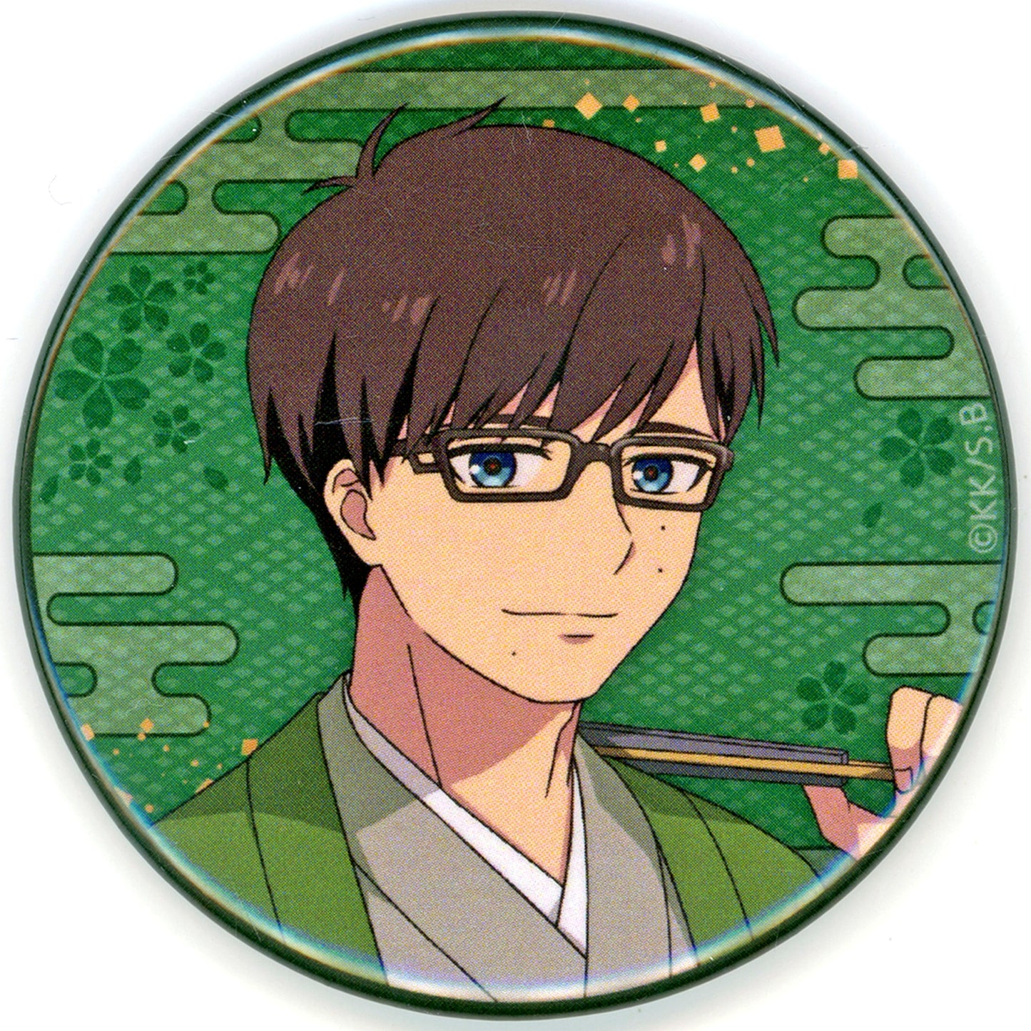 Yukio Okumura Life Size Button Blue Exorcist Shimane Illuminati Saga POP UP SHOP Speed Kuji Button Prize [USED]