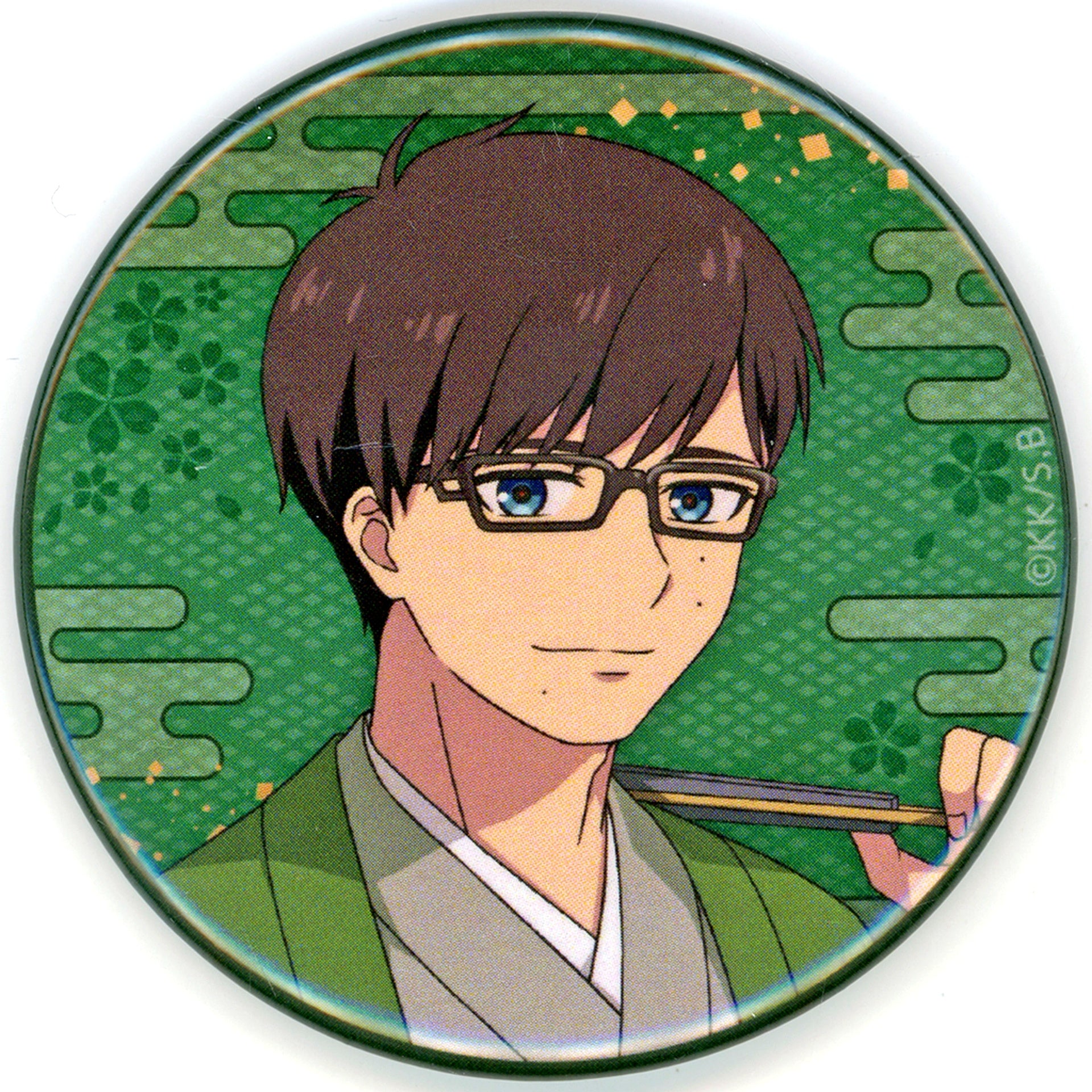 Yukio Okumura Life Size Button Blue Exorcist Shimane Illuminati Saga POP UP SHOP Speed Kuji Button Prize [USED]