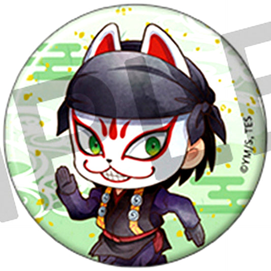 Genba Kazama Button The Elusive Samurai Chara Badge Collection [USED]