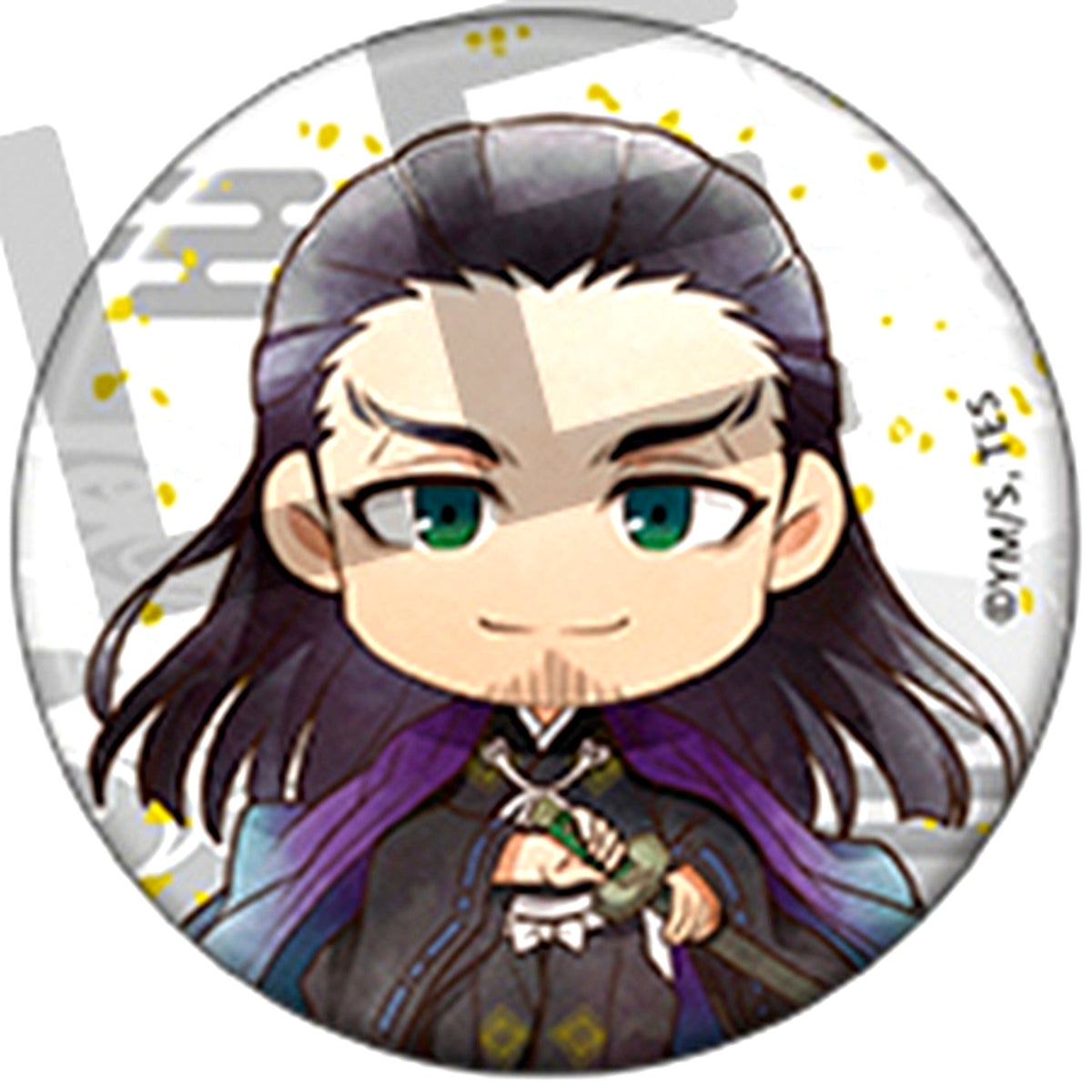 Takauji Ashikaga The Elusive Samurai Chara Badge Collection [USED]