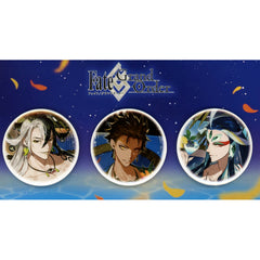 Fate/Grand Order Rider/Ozymandias & Others P-Poco Illustration Can Badge C104 Limited Set of 3 Buttons [USED]