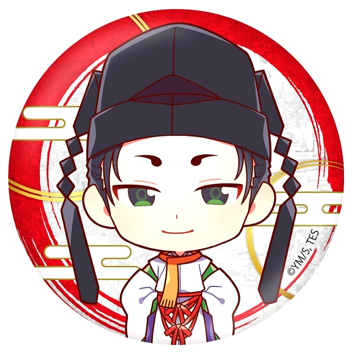 Yorishige Suwa 1 The Elusive Samurai Chibi Button [USED]