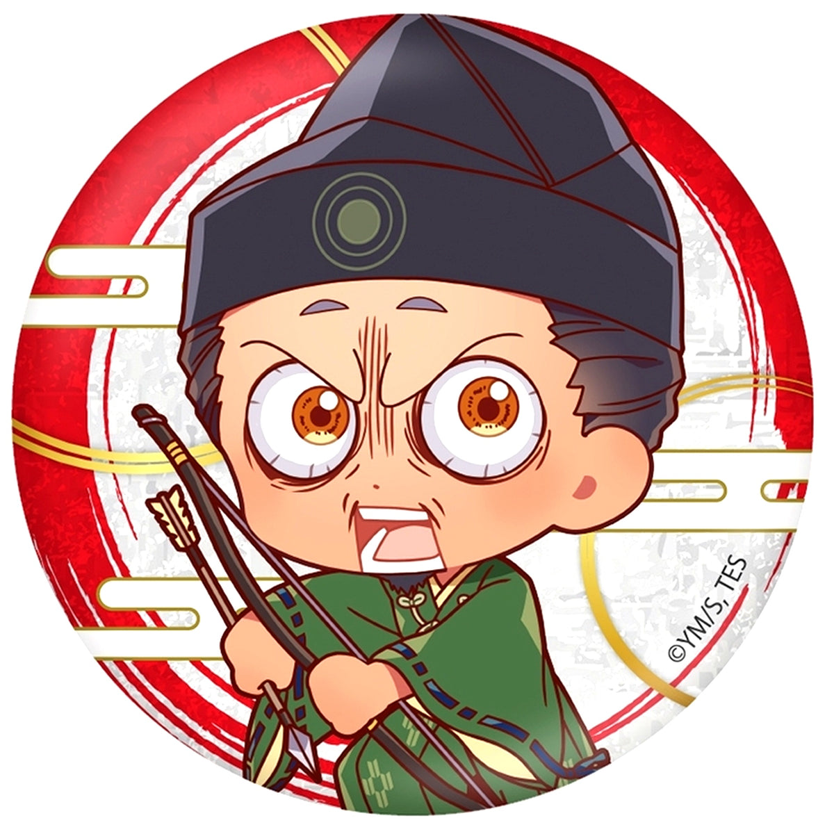 Sadamune Ogasawara The Elusive Samurai Chibi Button [USED]