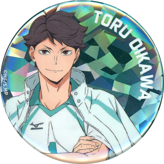 Toru Oikawa Haikyu!! Trading Hologram Button Captain Ver. [USED]