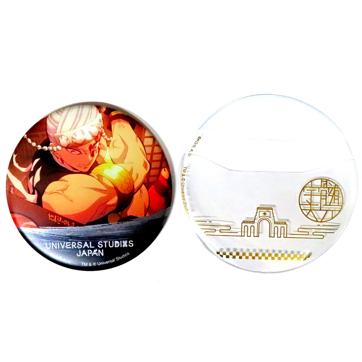 Tengen Uzui Demon Slayer: Kimetsu no Yaiba Collectable Button with Cover Universal Studios Japan 2024 Limited [USED]