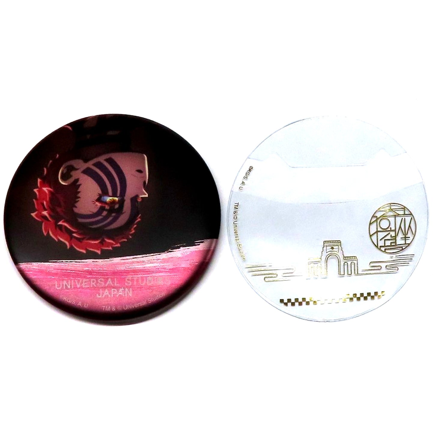 Akaza Demon Slayer: Kimetsu no Yaiba Collectible Button with Cover Universal Studios Japan 2024 Ltd [USED]