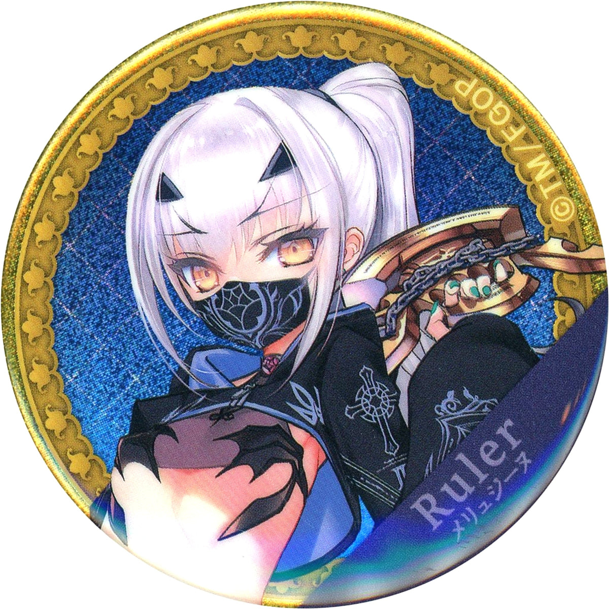 Ruler Melusine Gacha Mate Fate/Grand Order Servant Hologram Button Vol.2 [USED]