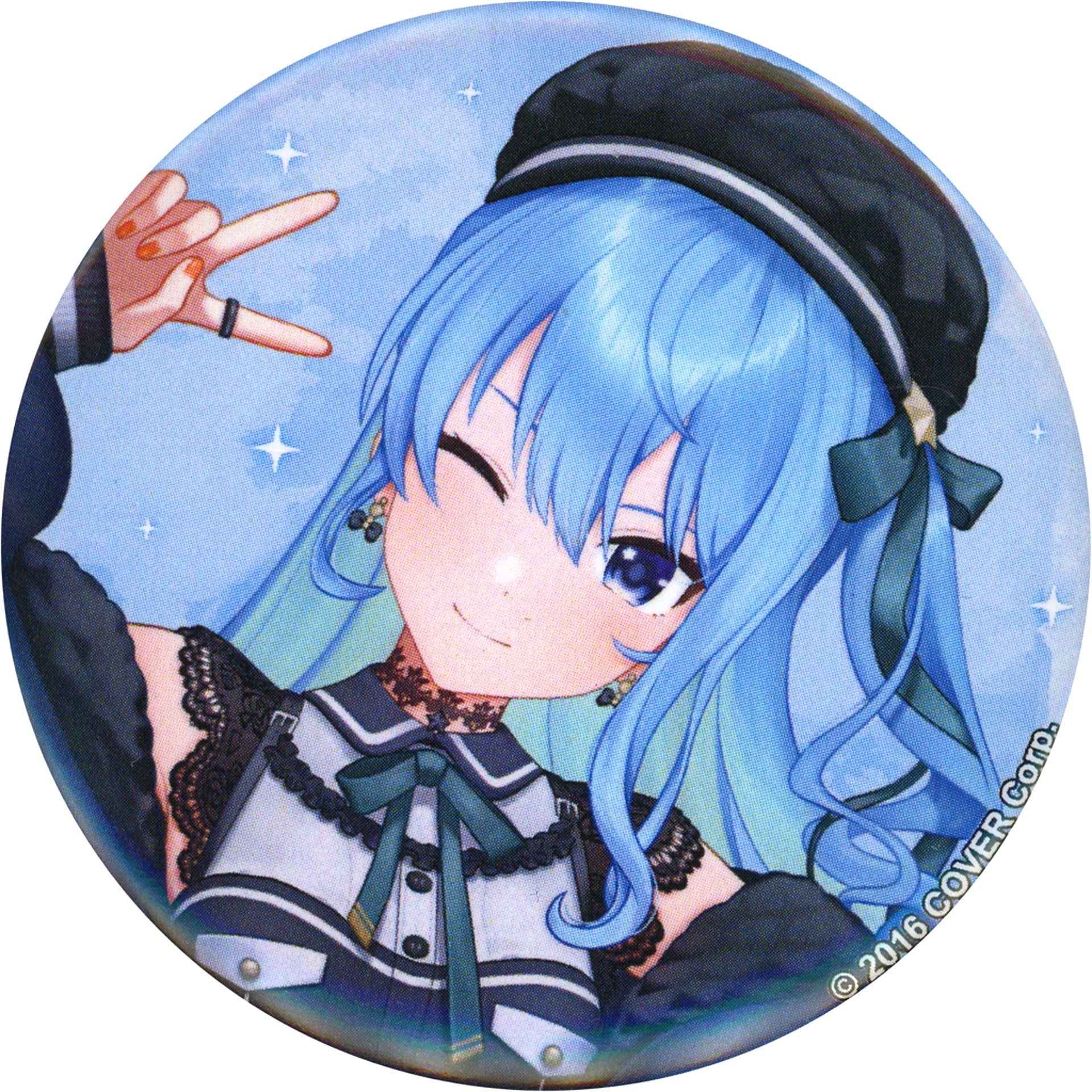 Hoshimachi Suisei Hololive Wink Peace Button POP UP SHOP in SHIBUYA TSUTAYA Part 2 [USED]