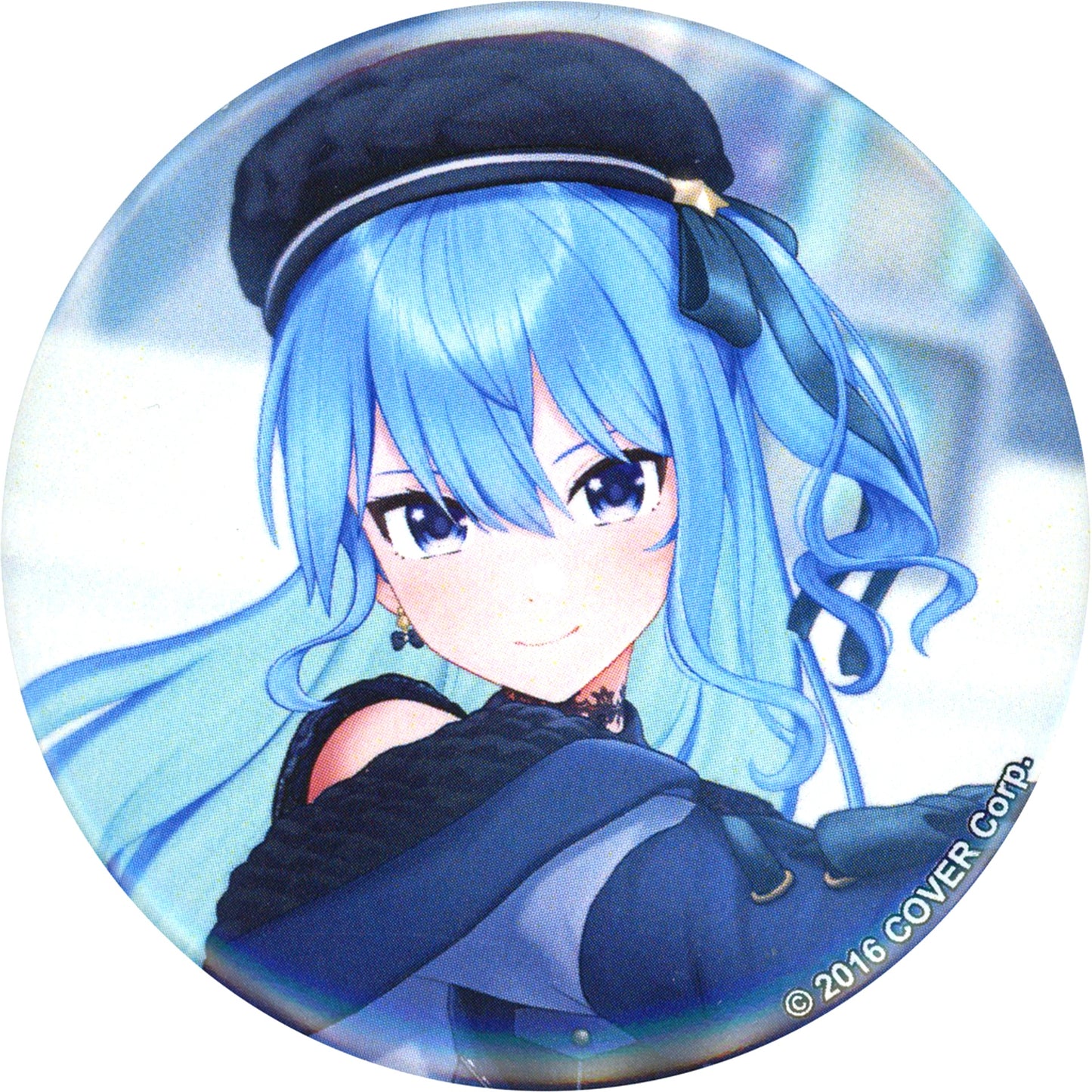 Hoshimachi Suisei Eyes Open Choreography Virtual YouTuber Hololive x POP UP SHOP in SHIBUYA TSUTAYA 2nd Button [USED]