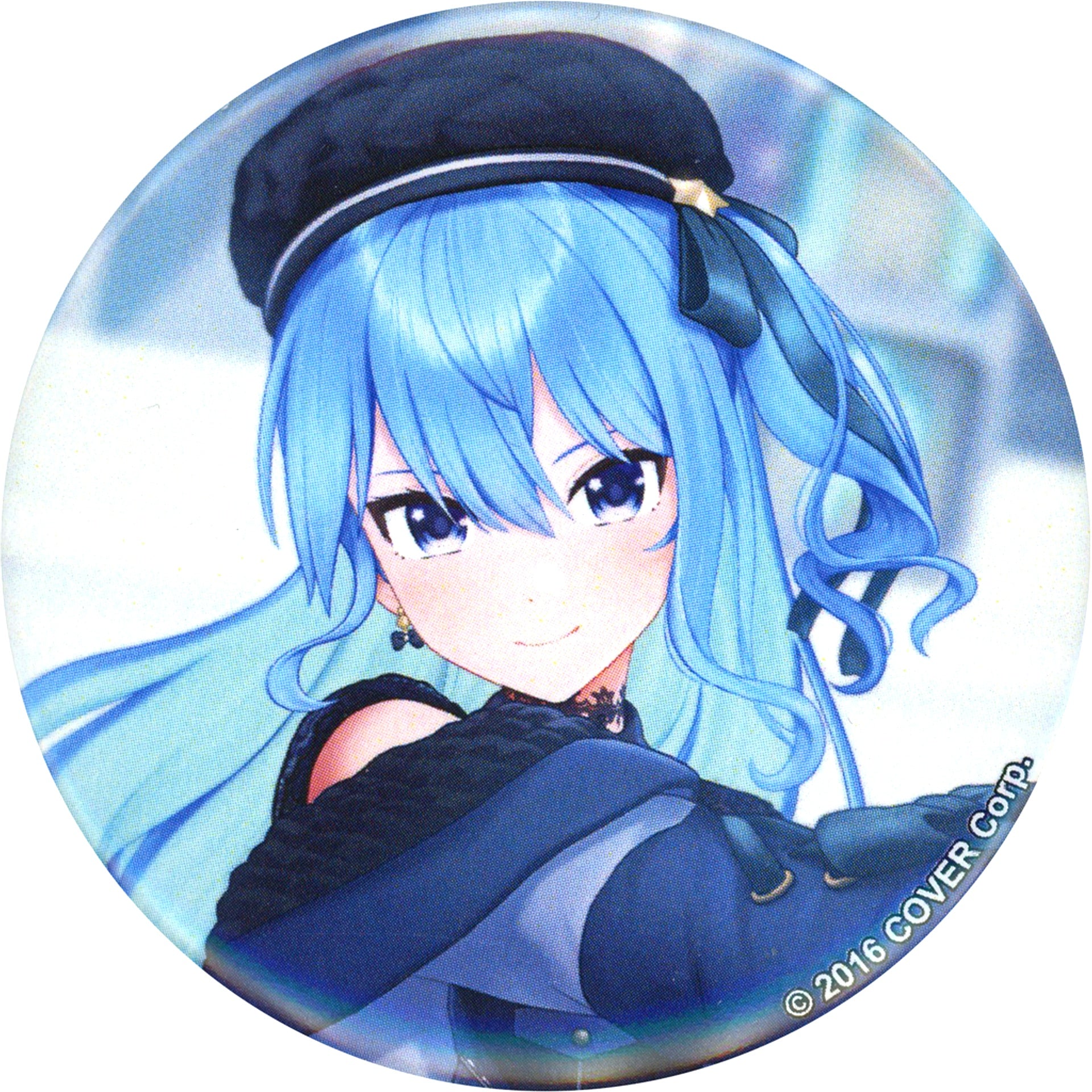 Hoshimachi Suisei Eyes Open Choreography Virtual YouTuber Hololive x POP UP SHOP in SHIBUYA TSUTAYA 2nd Button [USED]