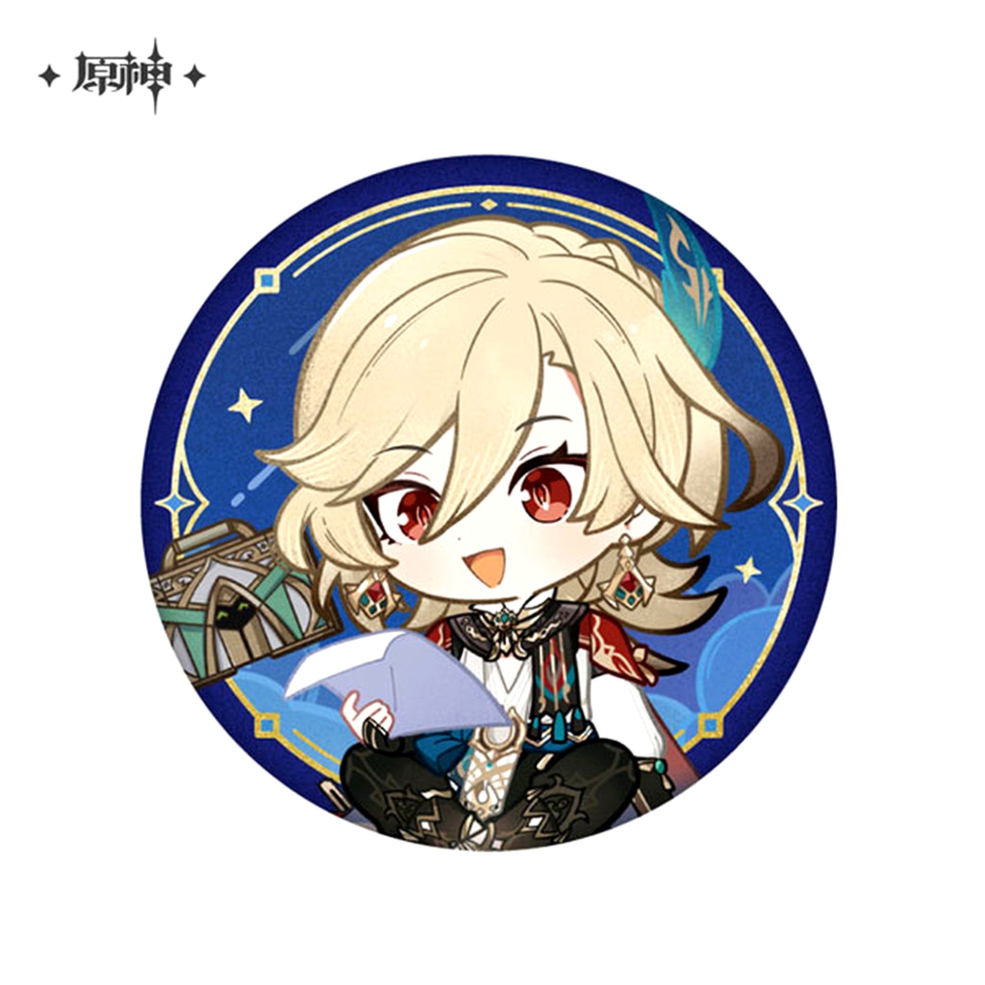 Kaveh Genshin Impact Letters from the Stars Series Character Button [USED]