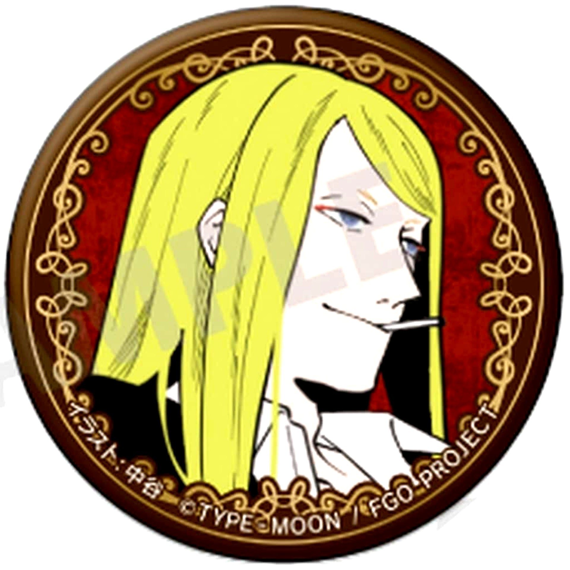 Fate/Grand Order Tezcatlipoca From Lostbelt Trading Can Badge [USED]