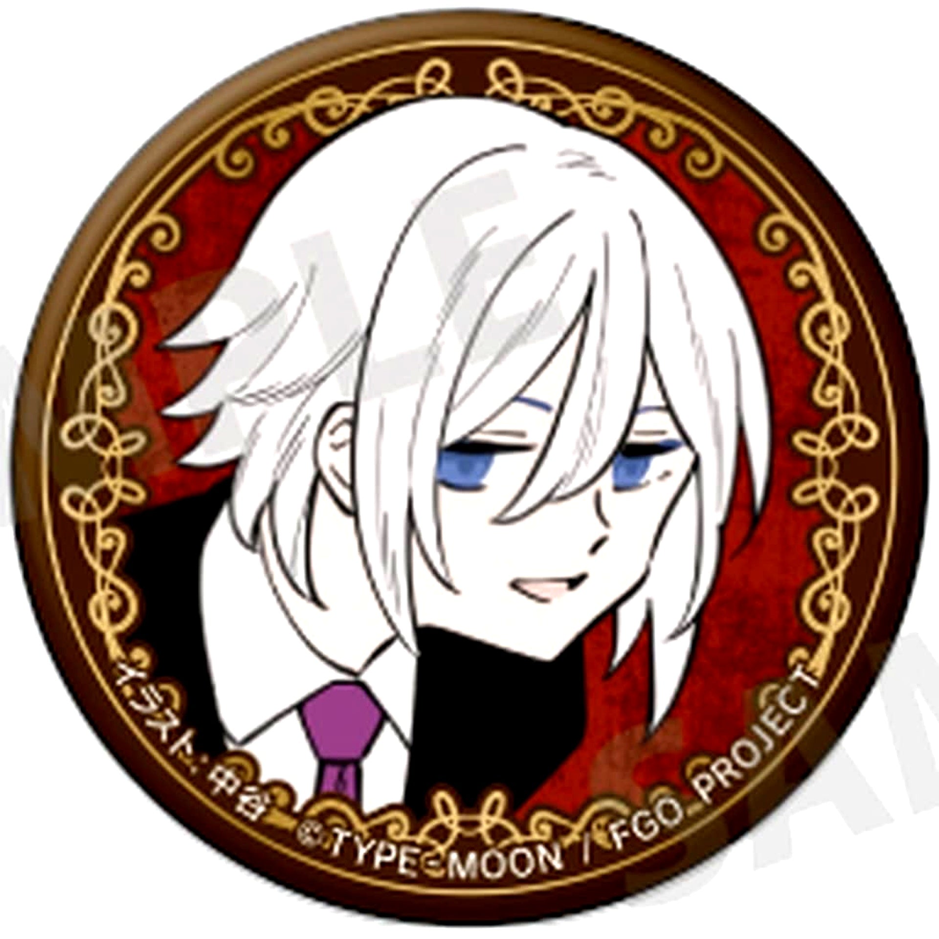 Fate/Grand Order Prince of Lan Ling From Lostbelt Trading Can Badge [USED]