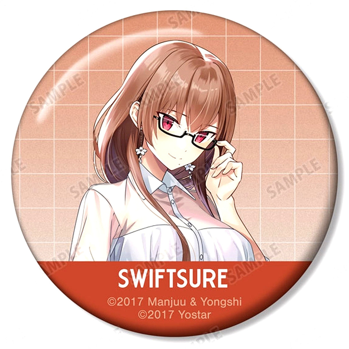 Swiftsure With Name Azur Lane Illustration Summer Fashion Ver. Trading Button POP UP SHOP in OIOI [USED]