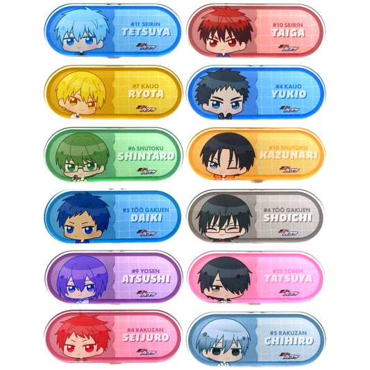Set of 12 Kuroko's Basketball POP UP SHOP in AMNIBUS STORE Trading Chibi Character Snapshot Ver Acrylic Name Plate [USED]