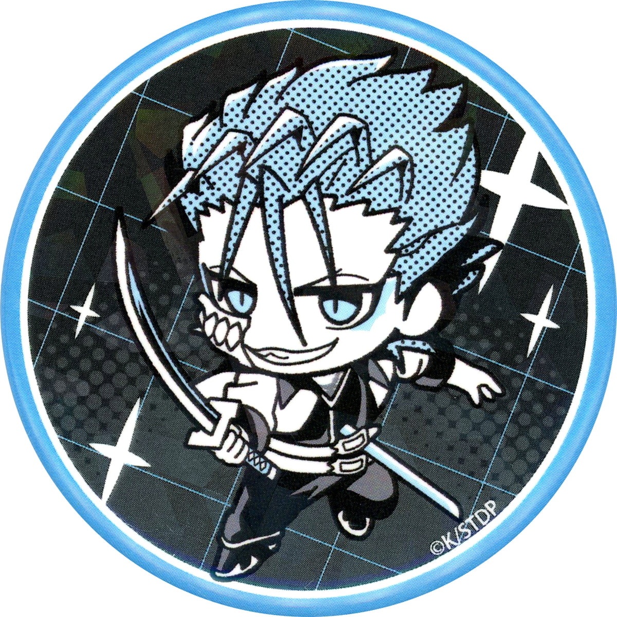 Grimmjow Jaegerjaquez Bleach Thousand-Year Blood War Hologram Button POP UP SHOP [USED]