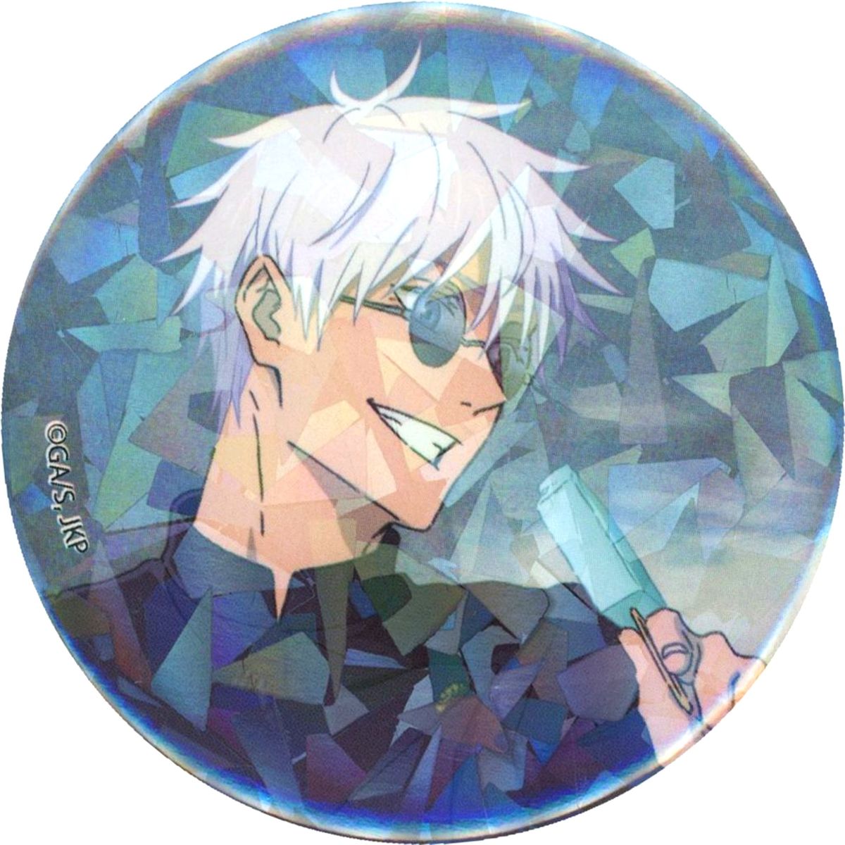 Satoru Gojo Jujutsu Kaisen: Hidden Inventory/Premature Death Trading Holo Button TOHO animation STORE Limited [USED]