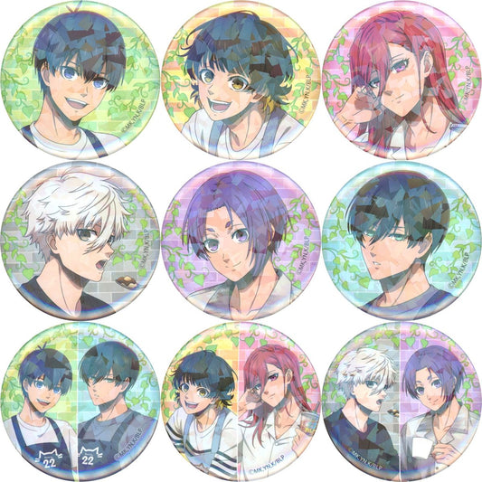Set of 9 Blue Lock Trading Button 22Curry_24 [USED]