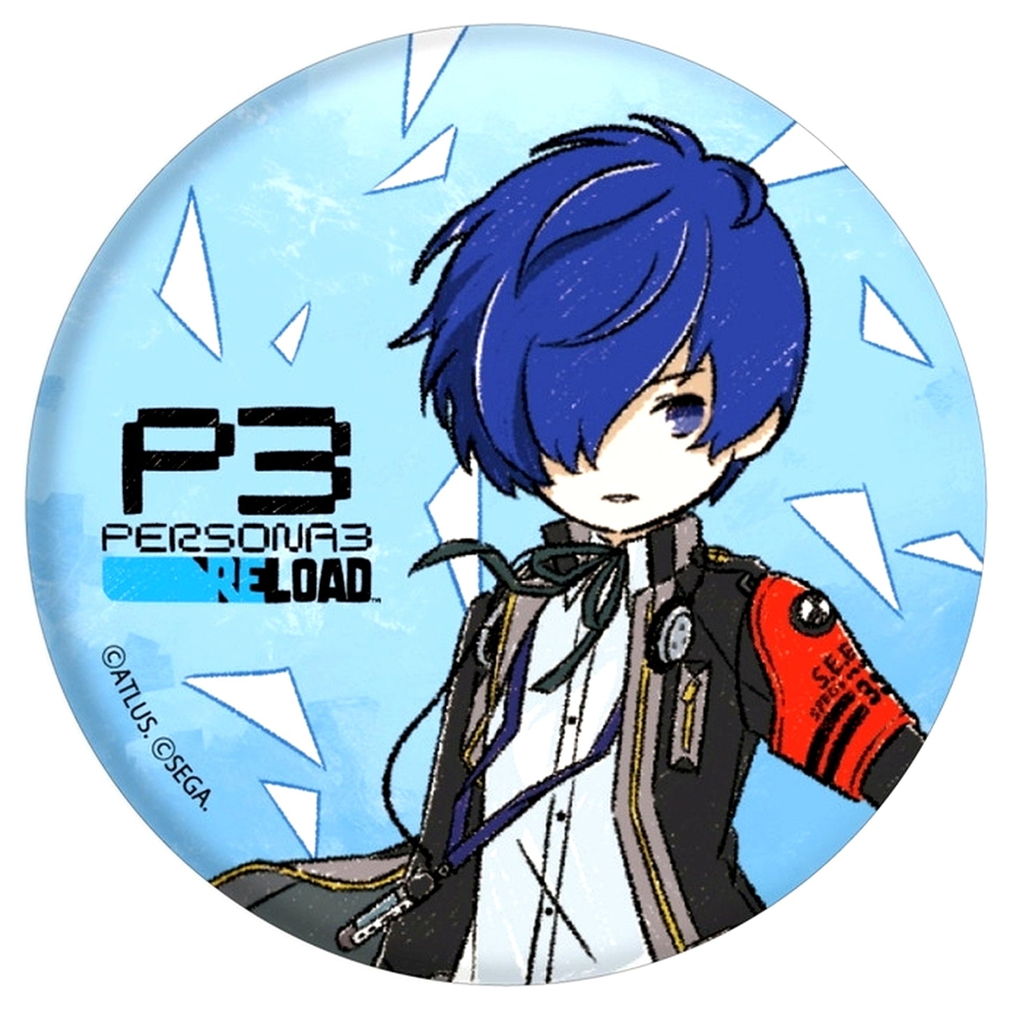 Protagonist Persona 3 Reload Button 01. GraffArt Illustration [USED]
