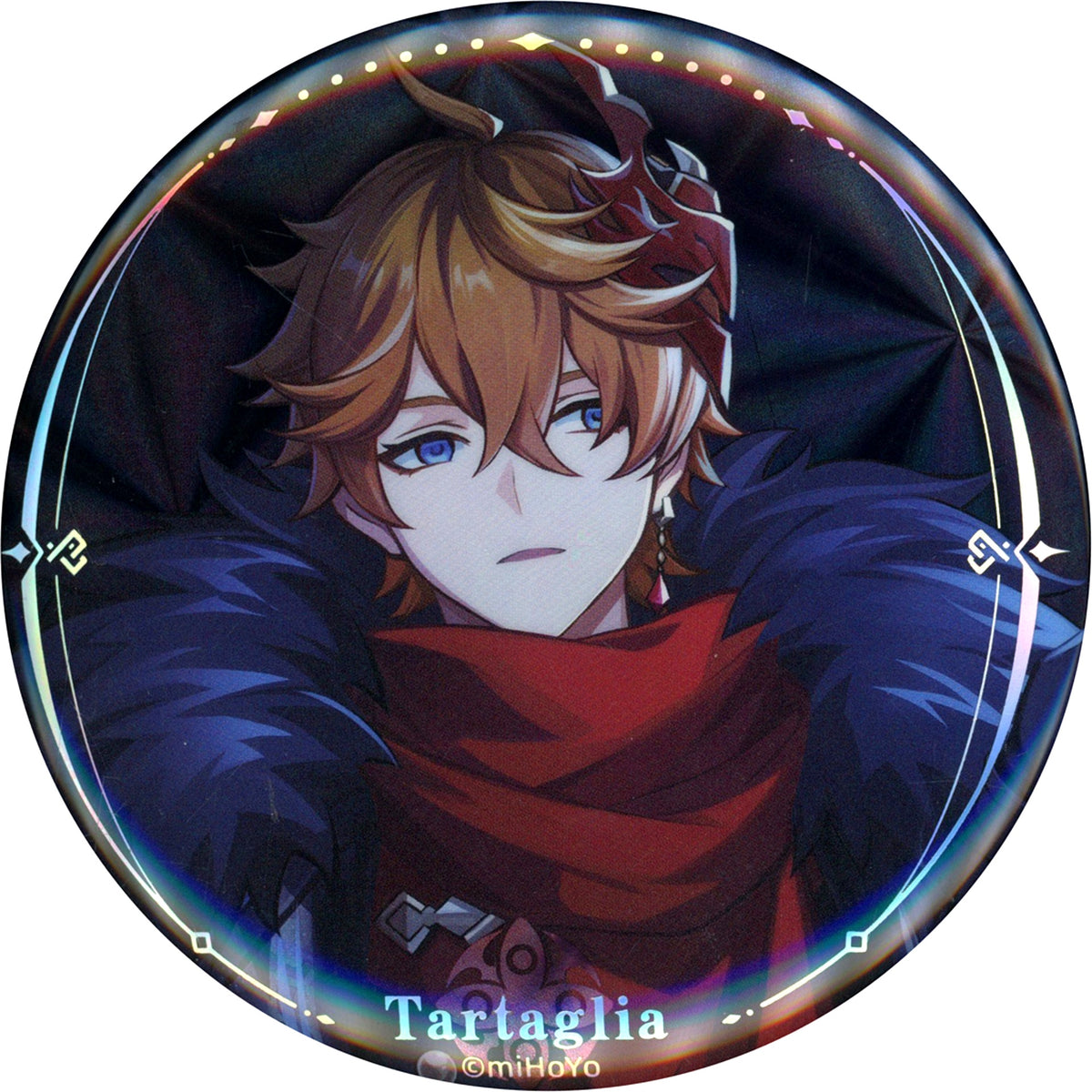 Tartaglia A Winter Night's Lazzo Series Button Genshin Impact [USED]