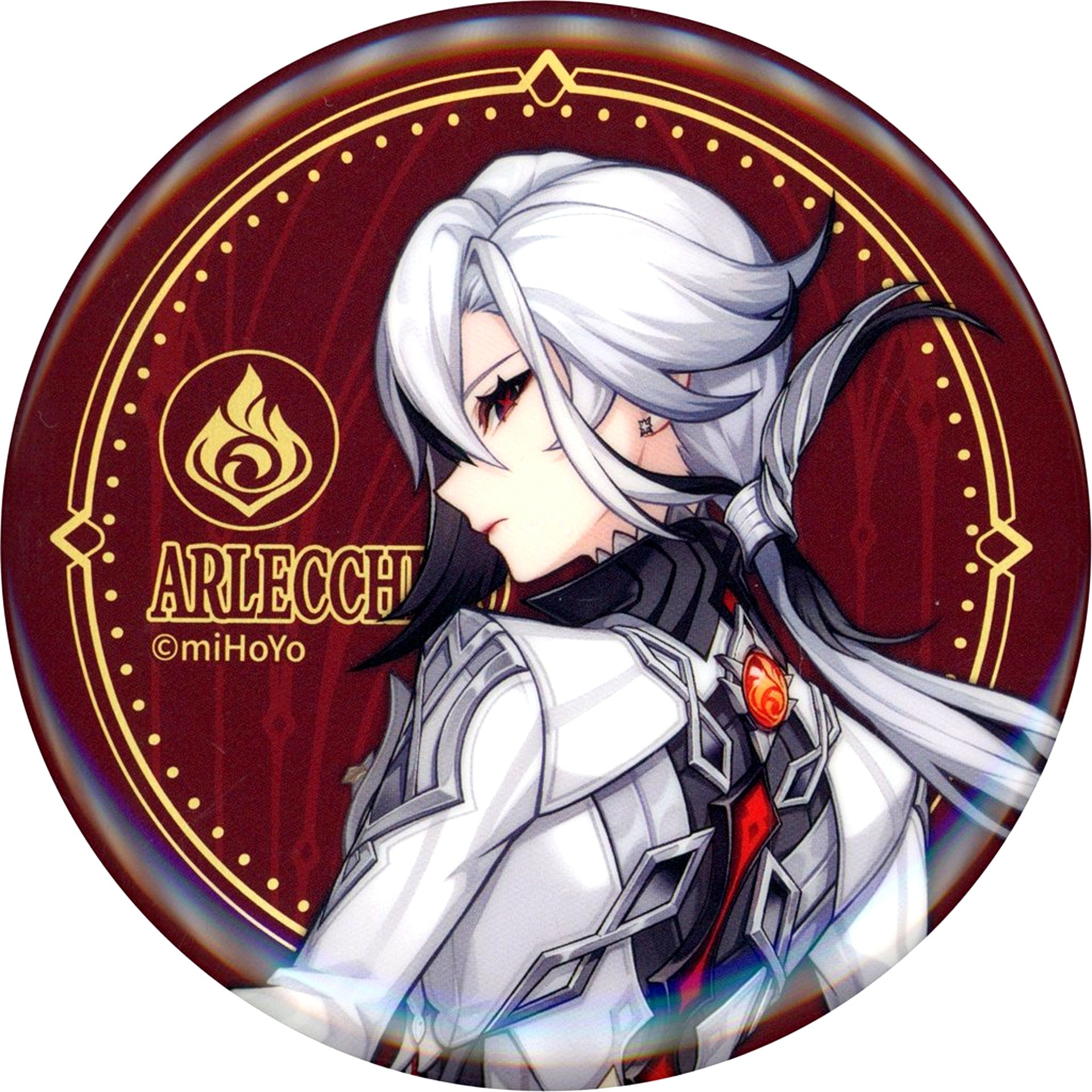 Arlecchino Genshin Impact Fatui Series Character Button [USED]