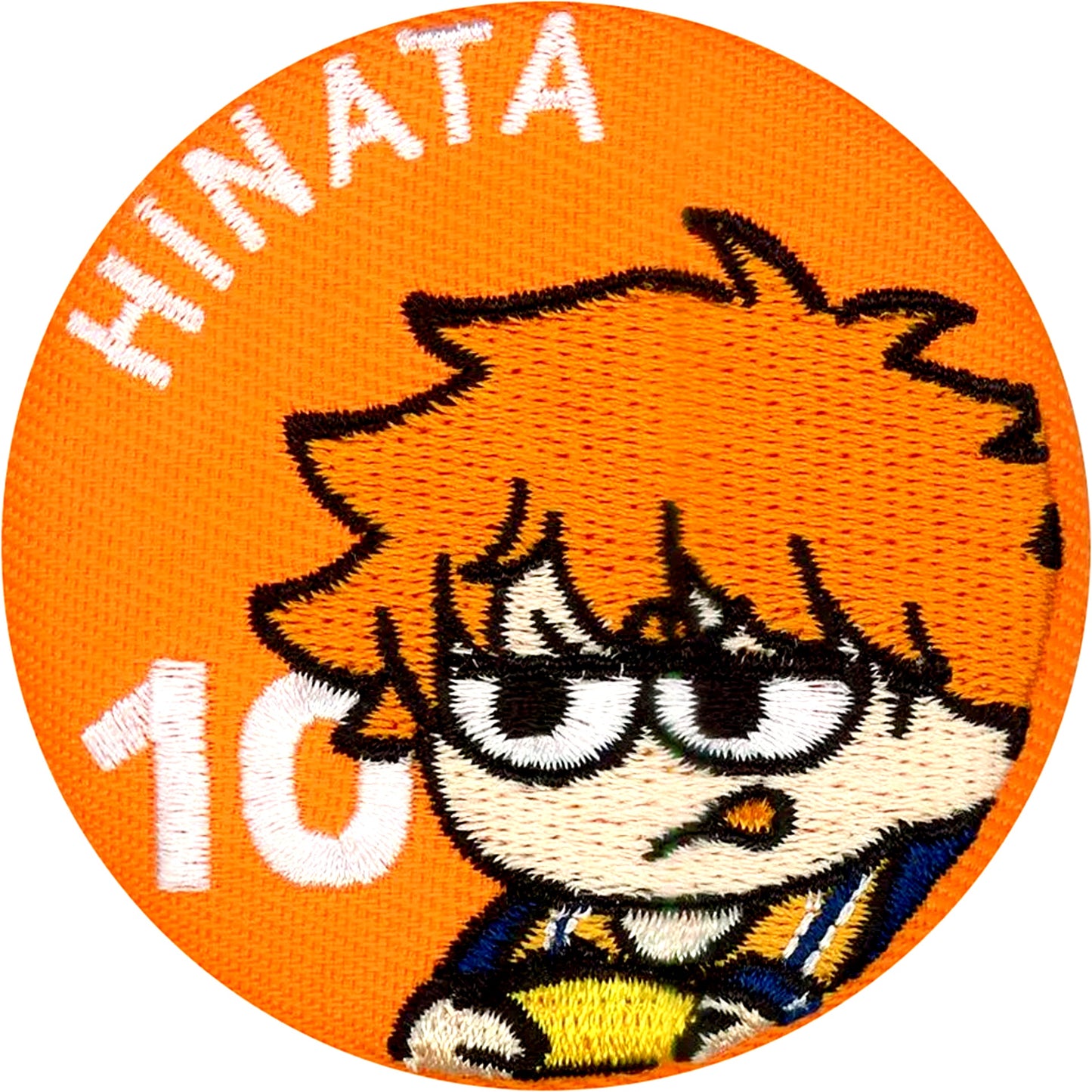 Shoyo Hinata Haikyu!! Jirori Trading Embroidery Button A [USED]