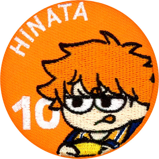 Shoyo Hinata Haikyu!! Jirori Trading Embroidery Button A [USED]