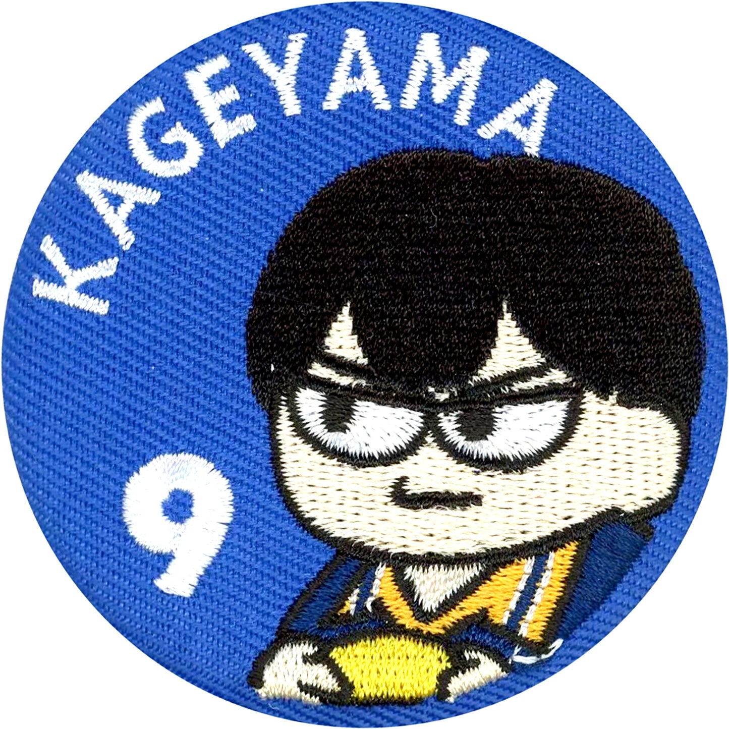 Tobio Kageyama Haikyu!! Jirori Trading Embroidery Button A [USED]