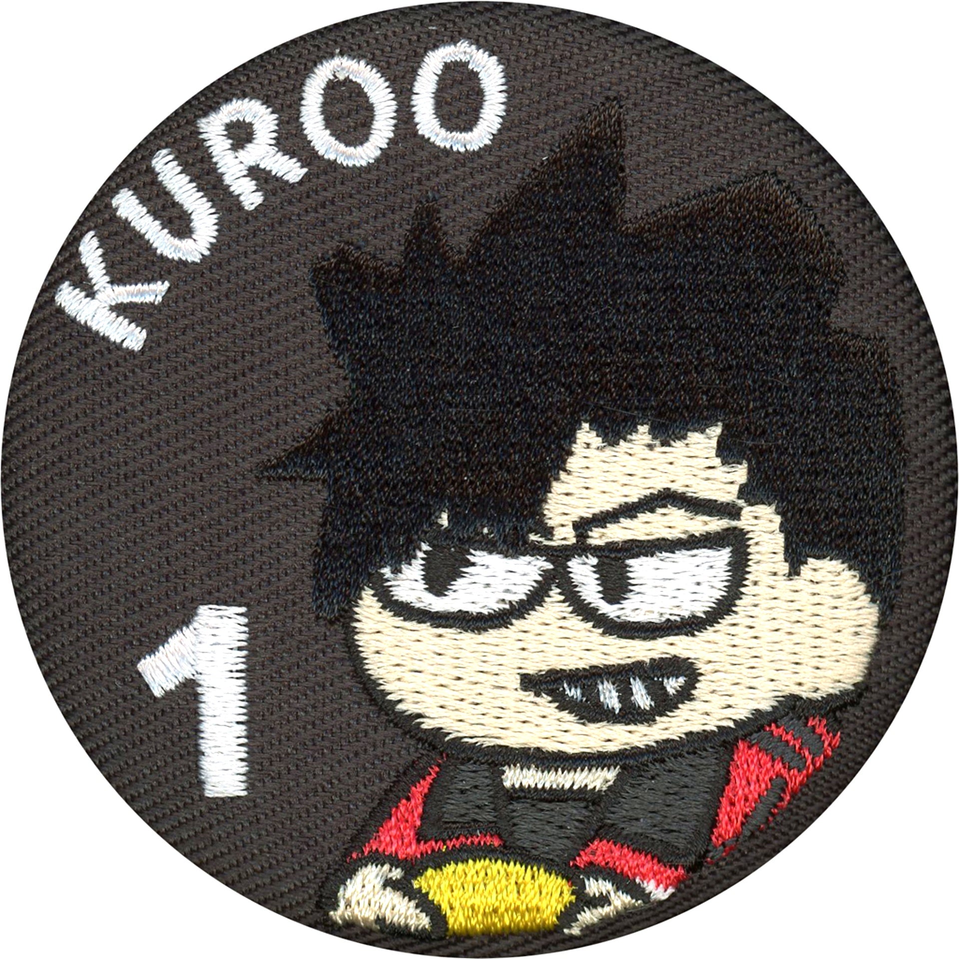 Tetsuro Kuroo Haikyu!! Jirori Trading Embroidery Button A [USED]