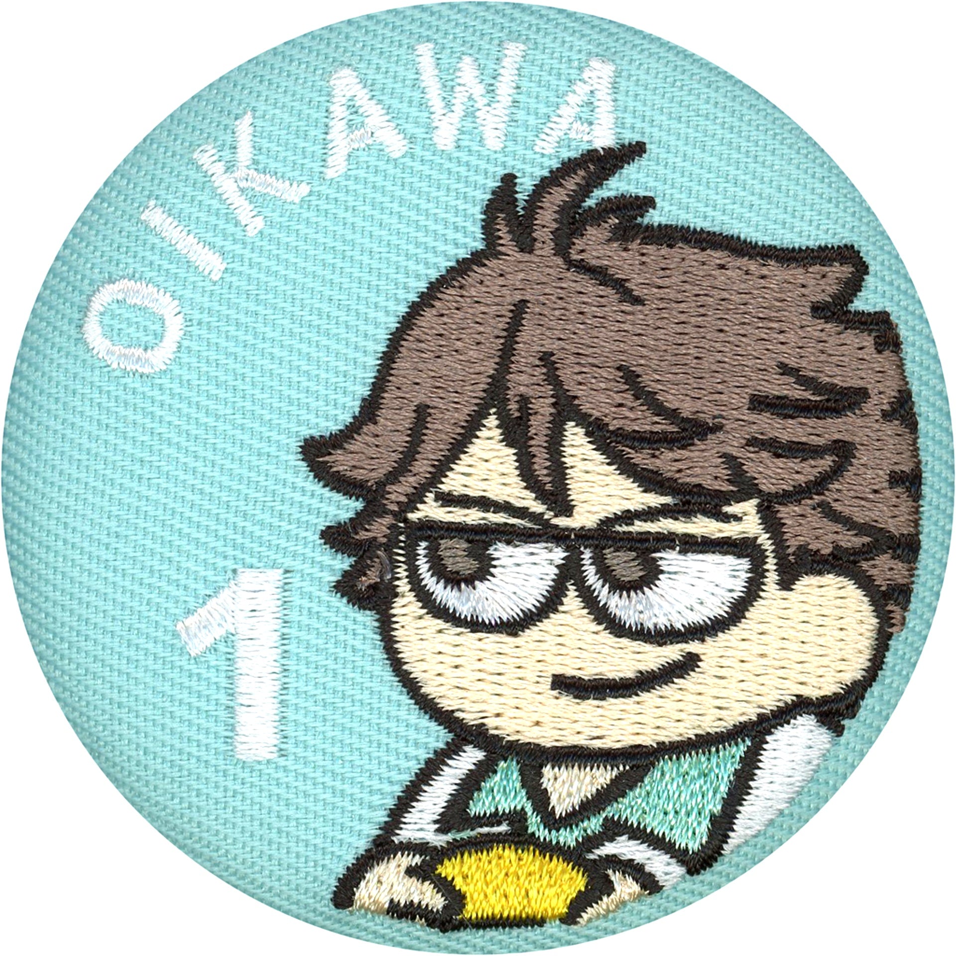 Toru Oikawa Haikyu!! Jirori Trading Embroidery Button B [USED]