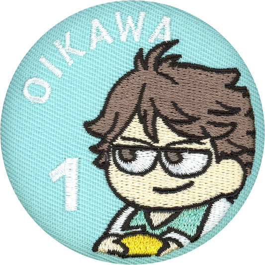 Toru Oikawa Haikyu!! Jirori Trading Embroidery Button B [USED]