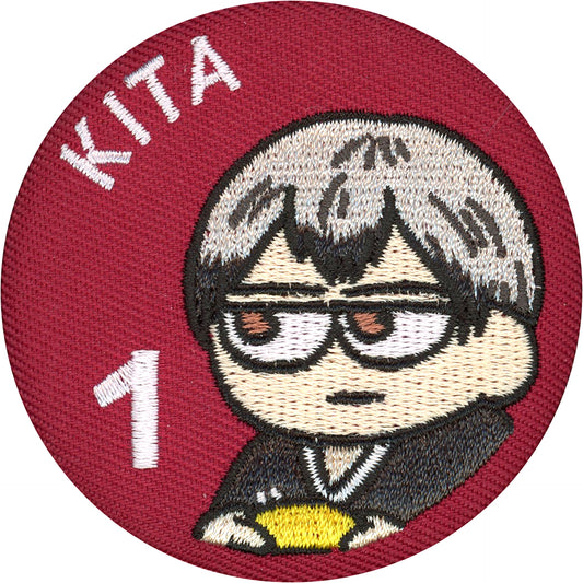 Shinsuke Kita Haikyu!! Jirori Trading Embroidery Button B [USED]