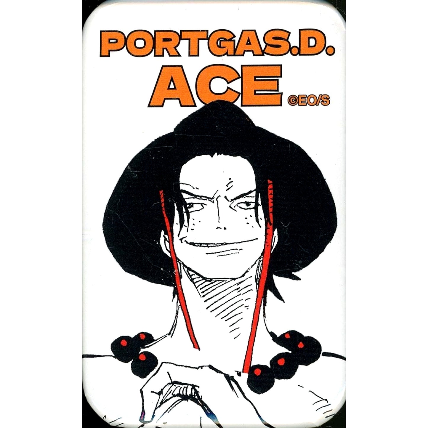 Portgas D. Ace One Piece Square Button Collection with Stand Vol.1 J-Hero Summer Festival 2024 [USED]