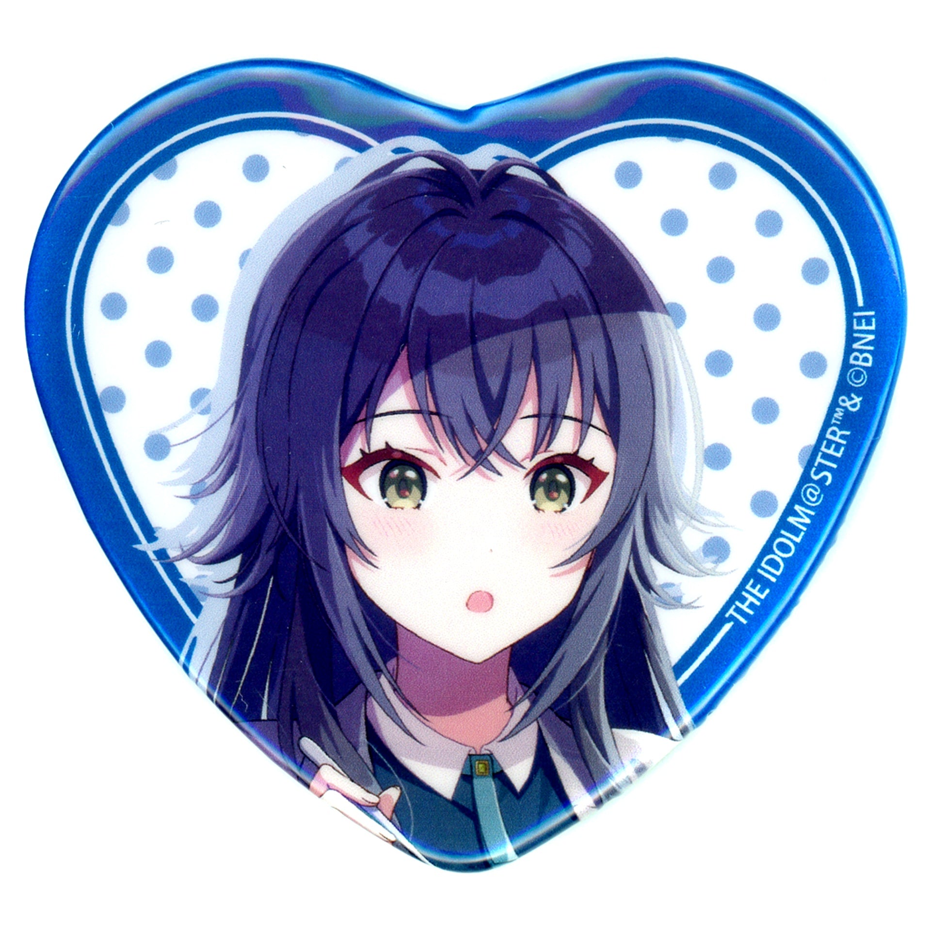 Temari Tsukimura Gakuen Idolmaster Debut Live Ubu Tour Ubugoe Performance Commemoration Official Trading Heart Badge [USED]